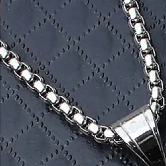 Men's Stainless Steel Pendant Necklace - Picture 4 of 6